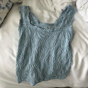 Free people light blue love letter cami size xs/s